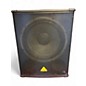 Used Behringer B1800D-PRO 18in 1400W Powered Subwoofer thumbnail