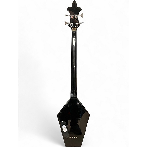 Used Schecter Guitar Research Sean Yseult Casket Signature 4-String Bass Black Electric Bass Guitar
