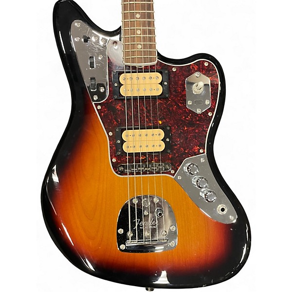 Used 2022 Fender Kurt Cobain Signature Jaguar 3 Color Sunburst Solid Body Electric Guitar