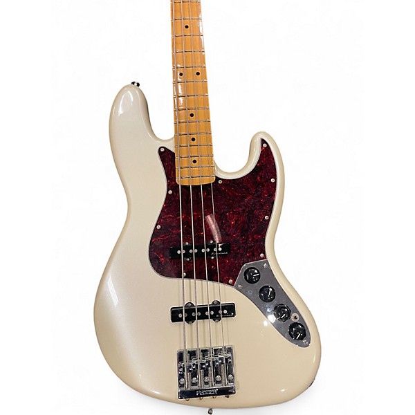 Used Fender Player Plus Partscaster Bass Olympic White Electric Bass Guitar