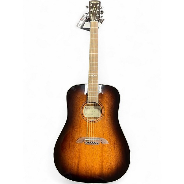 Used Alvarez AD66SHB 2 Color Sunburst Acoustic Guitar