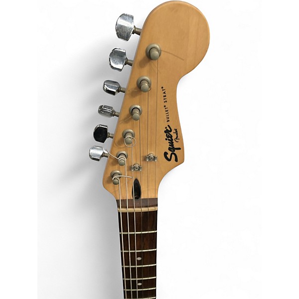 Used Squier Bullet Stratocaster HH Silver Sparkle Solid Body Electric Guitar