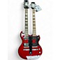 Used Jay Turser DOUBLE NECK SG STYLE GUITAR Red Solid Body Electric Guitar thumbnail