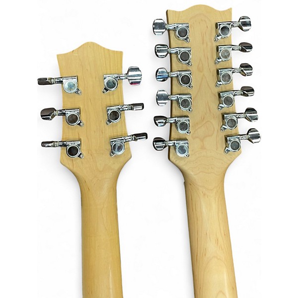 Used Jay Turser DOUBLE NECK SG STYLE GUITAR Red Solid Body Electric Guitar