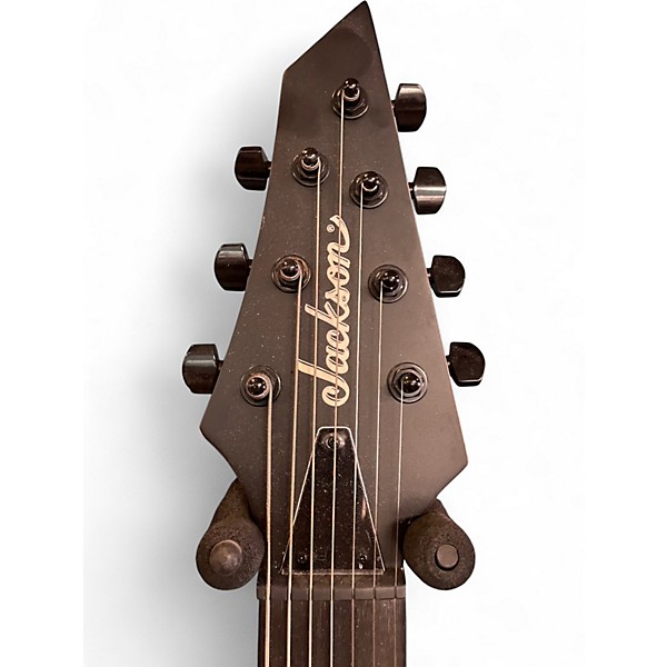 Used Jackson JS-227 KING V SEVEN STRING BLACK Solid Body Electric Guitar