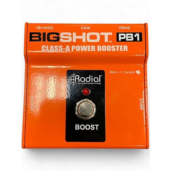 Used Radial Engineering Bigshot PB1 Power Booster Effect Pedal