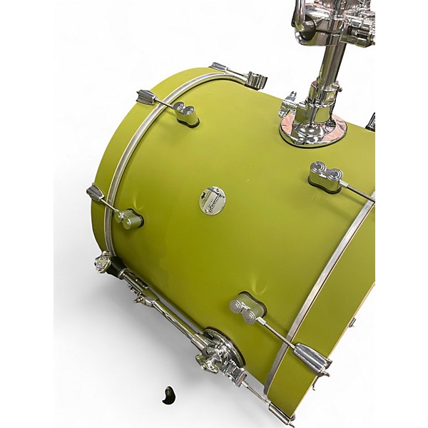 Used Pdp 4 Piece Concept Series Maple 4pc Fusion Shell Pack Satin Oli SATIN OLIVE Drum Kit