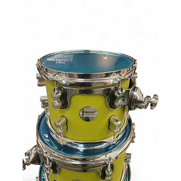 Used Pdp 4 Piece Concept Series Maple 4pc Fusion Shell Pack Satin Oli SATIN OLIVE Drum Kit