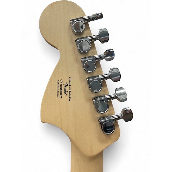 Used Squier Affinity Stratocaster Hss Black Solid Body Electric Guitar