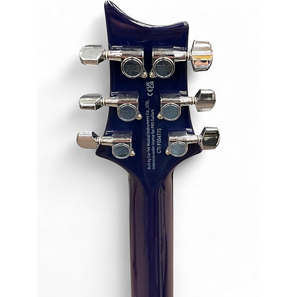 Used PRS SE Standard 2408 Left Handed Translucent Blue Electric Guitar