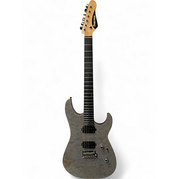 Used Friedman NoHo-24 Transparent Gray Solid Body Electric Guitar