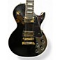 Used Gibson Les Paul Custom Black Solid Body Electric Guitar