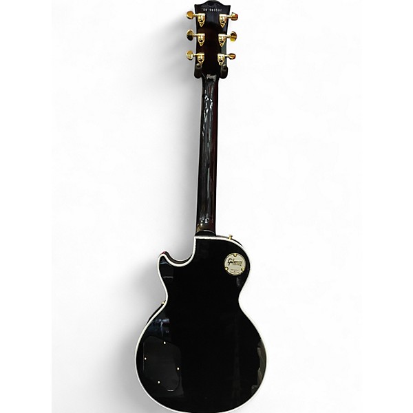 Used Gibson Les Paul Custom Black Solid Body Electric Guitar