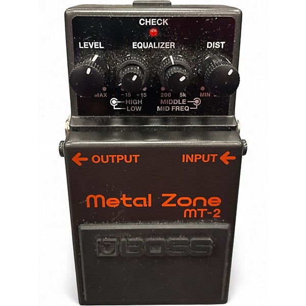 Used BOSS MT2 Metal Zone Distortion Effect Pedal