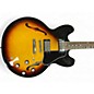 Used Epiphone ES355 Sunburst Hollow Body Electric Guitar