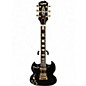 Used Epiphone SG Custom Left Handed Black Solid Body Electric Guitar thumbnail