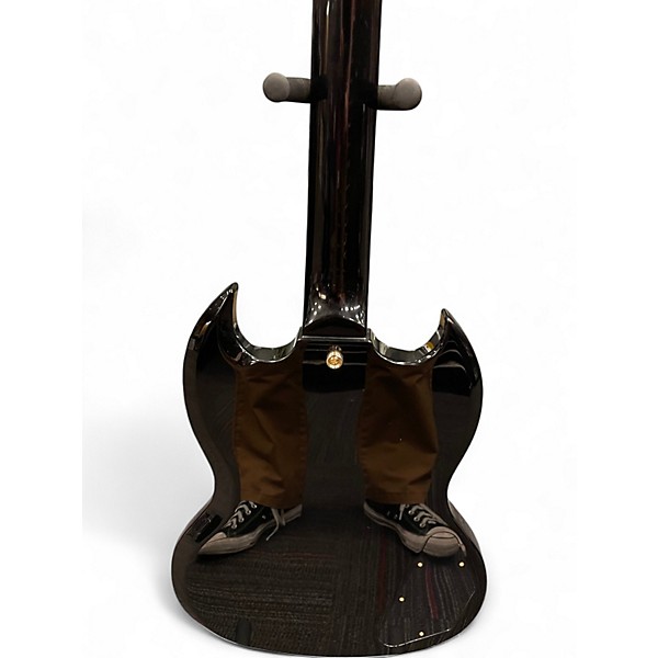 Used Epiphone SG Custom Left Handed Black Solid Body Electric Guitar