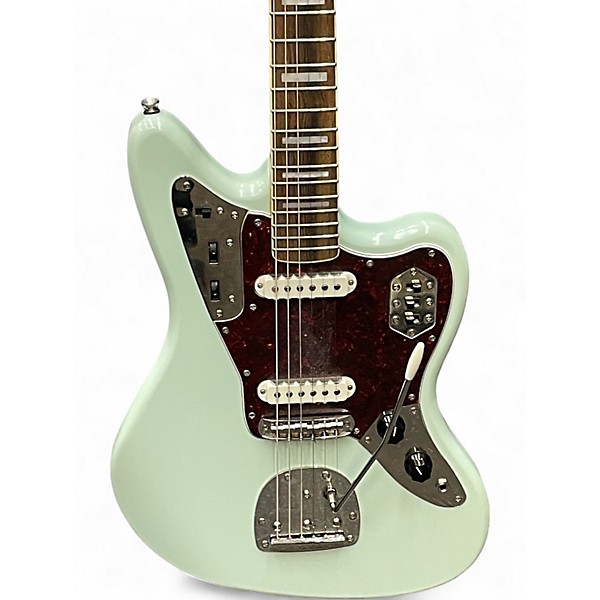 Used Squier Classic Vibe 70s Jaguar Daphne Blue Solid Body Electric Guitar