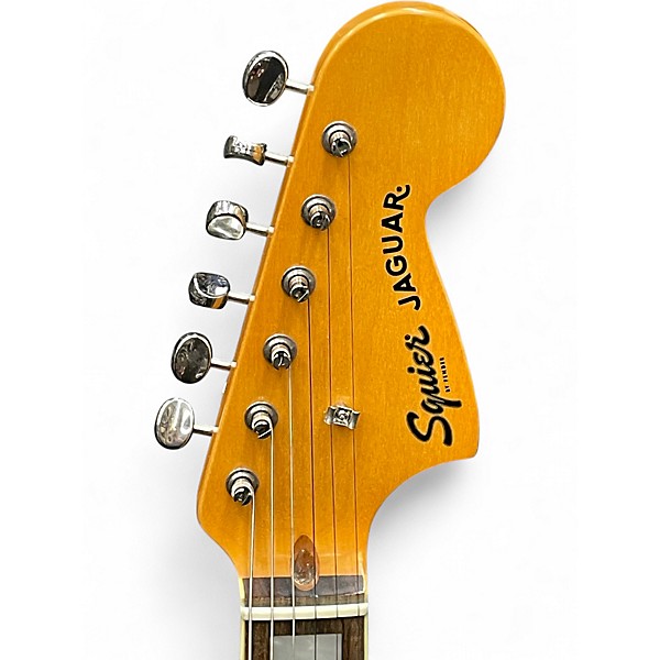 Used Squier Classic Vibe 70s Jaguar Daphne Blue Solid Body Electric Guitar