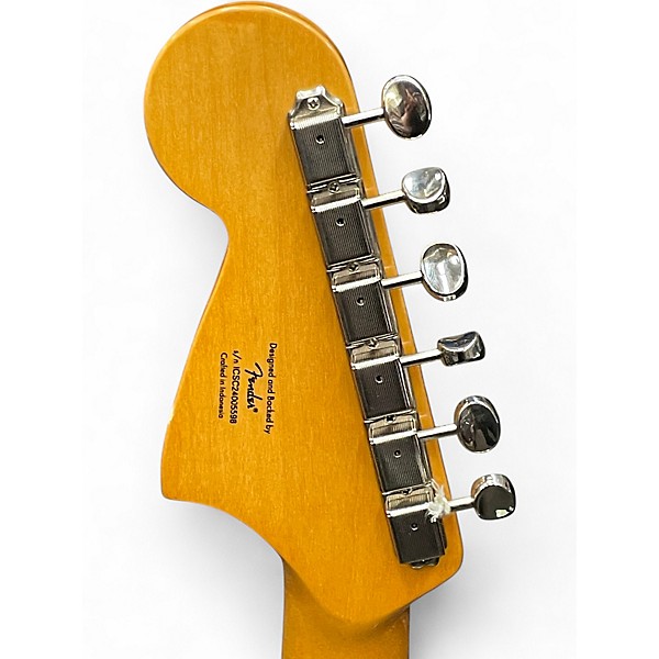 Used Squier Classic Vibe 70s Jaguar Daphne Blue Solid Body Electric Guitar