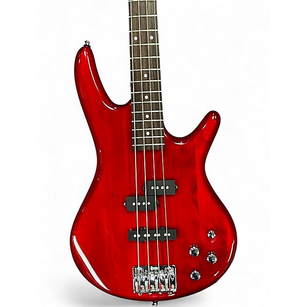 Used Ibanez GSR200 Red Electric Bass Guitar