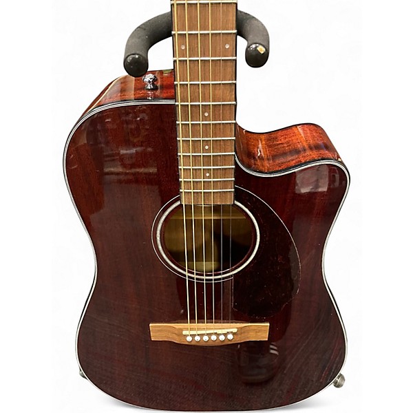 Used Fender CD140SCE Mahogany Acoustic Electric Guitar