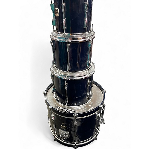 Used Yamaha 4 Piece Stage Custom dark blue Drum Kit