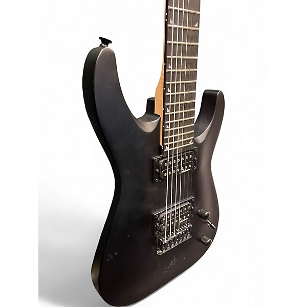 Used Jackson JS22-7 Dinky 7 String Flat Black Solid Body Electric Guitar