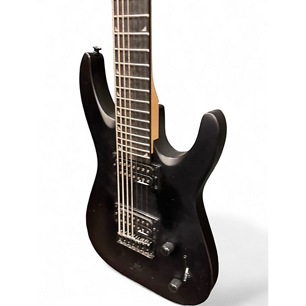 Used Jackson JS22-7 Dinky 7 String Flat Black Solid Body Electric Guitar