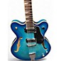 Used Eastwood Classic 6 Richard Lloyd Blue Burst Hollow Body Electric Guitar