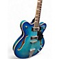 Used Eastwood Classic 6 Richard Lloyd Blue Burst Hollow Body Electric Guitar