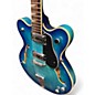 Used Eastwood Classic 6 Richard Lloyd Blue Burst Hollow Body Electric Guitar