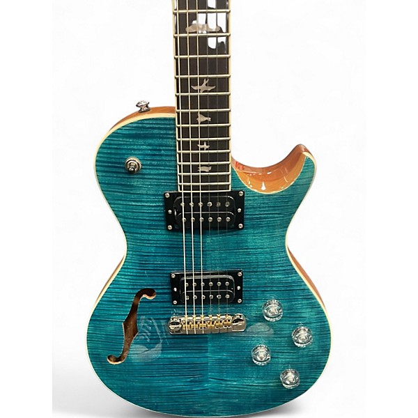 Used PRS Zach Myers Signature SE blue Solid Body Electric Guitar
