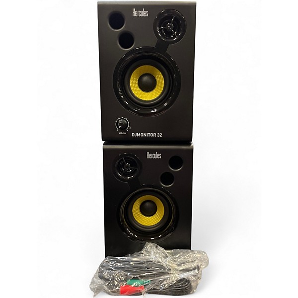 Used Hercules DJ DJ MONITOR 32 Powered Monitor