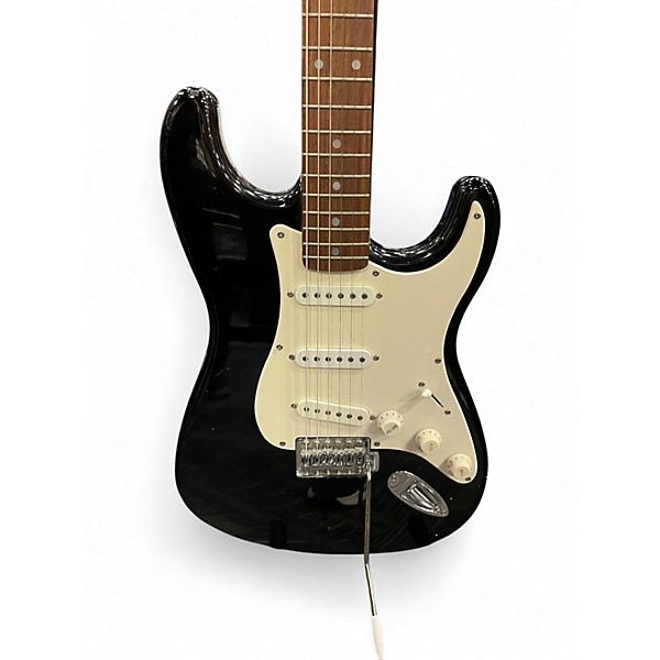 Used Squier Affinity Stratocaster Black Solid Body Electric Guitar