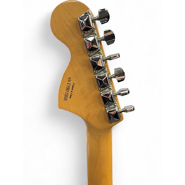 Used Squier Affinity Stratocaster Black Solid Body Electric Guitar