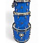 Used Gretsch Drums 3 Piece Catalina Blue Acid Swirl Drum Kit thumbnail