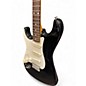 Used Squier 1986 Korean Stratocaster Left Handed Black Solid Body Electric Guitar