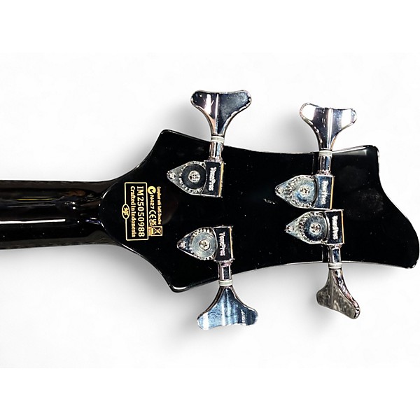 Used Schecter Guitar Research Stargazer 4 Gloss Black Electric Bass Guitar