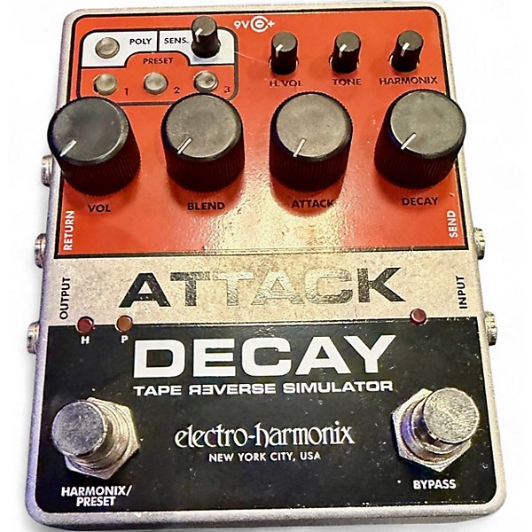 Used Electro-Harmonix Attack Decay Effect Pedal
