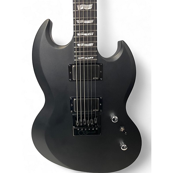 Used ESP LTD Deluxe Viper 1000 Satin Black Solid Body Electric Guitar