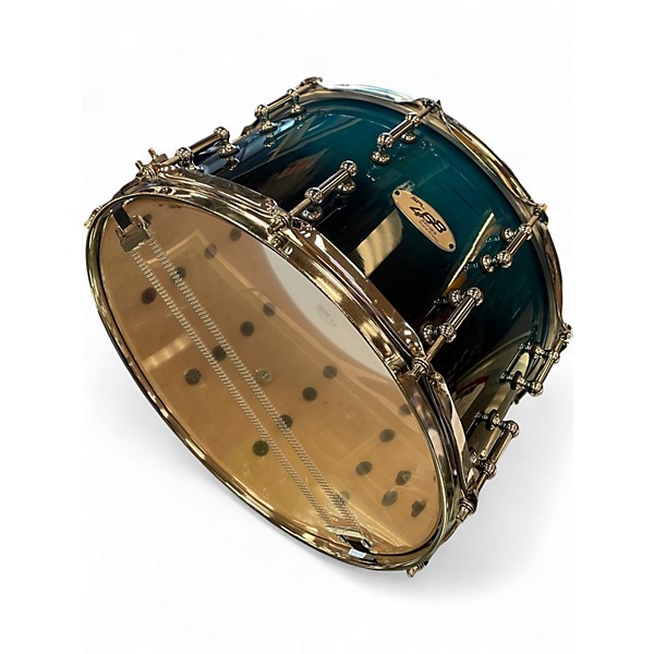 Used Sound Percussion Labs 14X8 468 SERIES TURQOISE BLUE FADE Drum