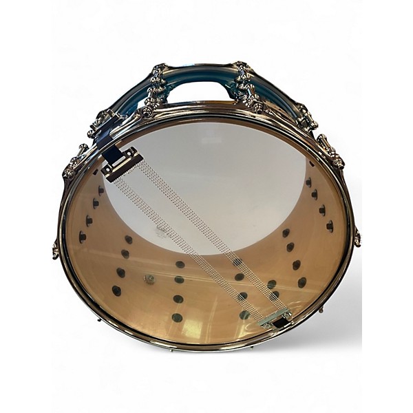 Used Sound Percussion Labs 14X8 468 SERIES TURQOISE BLUE FADE Drum