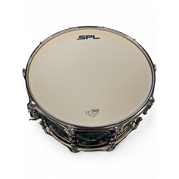 Used Sound Percussion Labs 14X8 468 SERIES TURQOISE BLUE FADE Drum