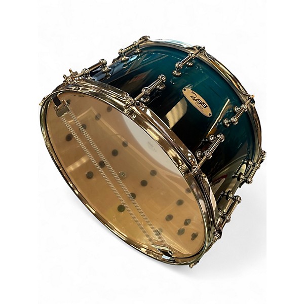 Used Sound Percussion Labs 14X8 468 SERIES TURQOISE BLUE FADE Drum