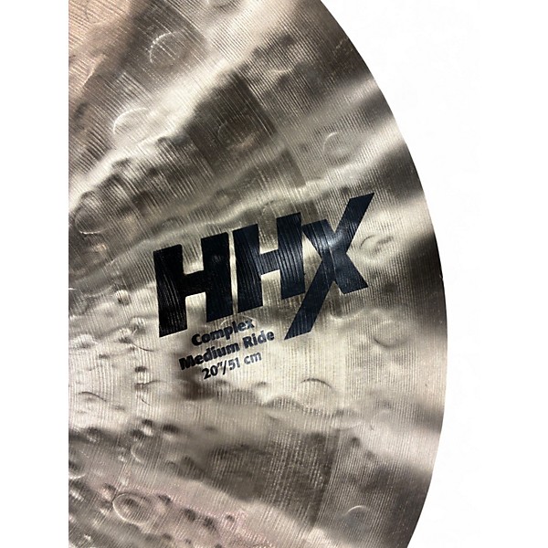 Used SABIAN 20in HHX Complex Medium Ride Cymbal