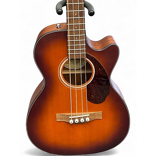 Used Fender CB60SCE AGED COGNAC BURST Acoustic Bass Guitar
