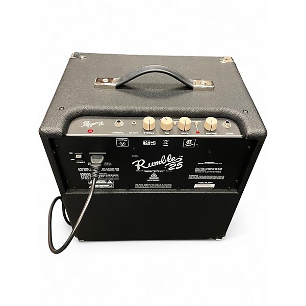 Used Fender Rumble 25 25W 1x8 Bass Combo Amp