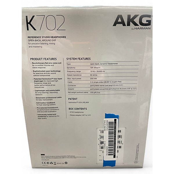 Used AKG K702 Studio Headphones