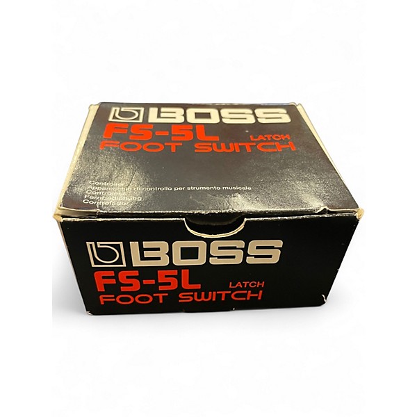 Used BOSS FS5L Latching Footswitch Sustain Pedal